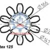 Dimensions Spider Rotex 125