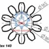 Dimensions Spider Rotex 140