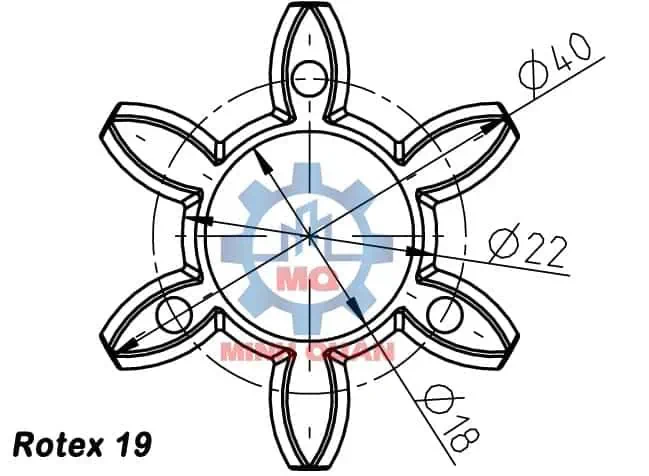 Dimensions Spider Rotex 19