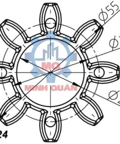 Dimensions Spider Rotex 24