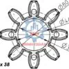 Dimensions Spider Rotex 38