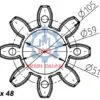 Dimensions Spider Rotex 48