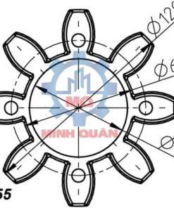 Dimensions Spider Rotex 55