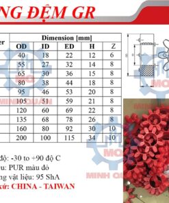 Vòng đệm khớp nối GR