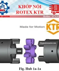 Khớp nối Rotex KTR đủ size có sẵn 11 Khop Noi Rotex Ktr Loai Hub 1a 1a