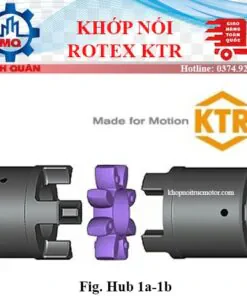 Khớp nối Rotex KTR đủ size có sẵn 12 Khop Noi Rotex Ktr Loai Hub 1a 1b