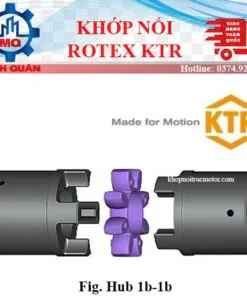 Khớp nối Rotex KTR đủ size có sẵn 13 Khop Noi Rotex Ktr Loai Hub 1b 1b