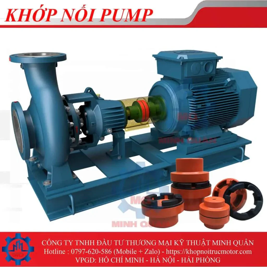 10+ Khớp nối máy bơm nước, bơm thủy lực giá tốt, sẵn kho 11 Khop Noi May Bom Nuoc