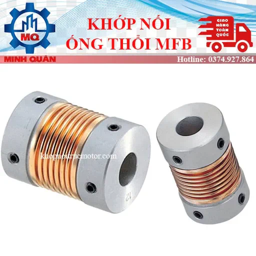 Khớp nối lò xo MFB NBK 1 Khop Noi Ong Thoi Encoder Mfb Metal Bellows Nbk