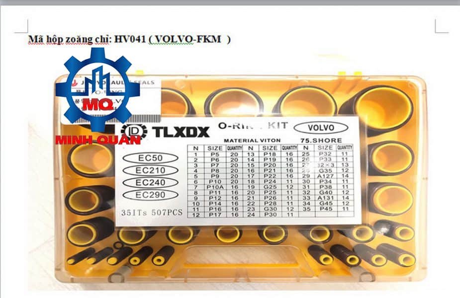 Hop Oring Gioang Chi Volvo Ec50 Ec210 Ec240 Ec290 Viton Fkm Nbr