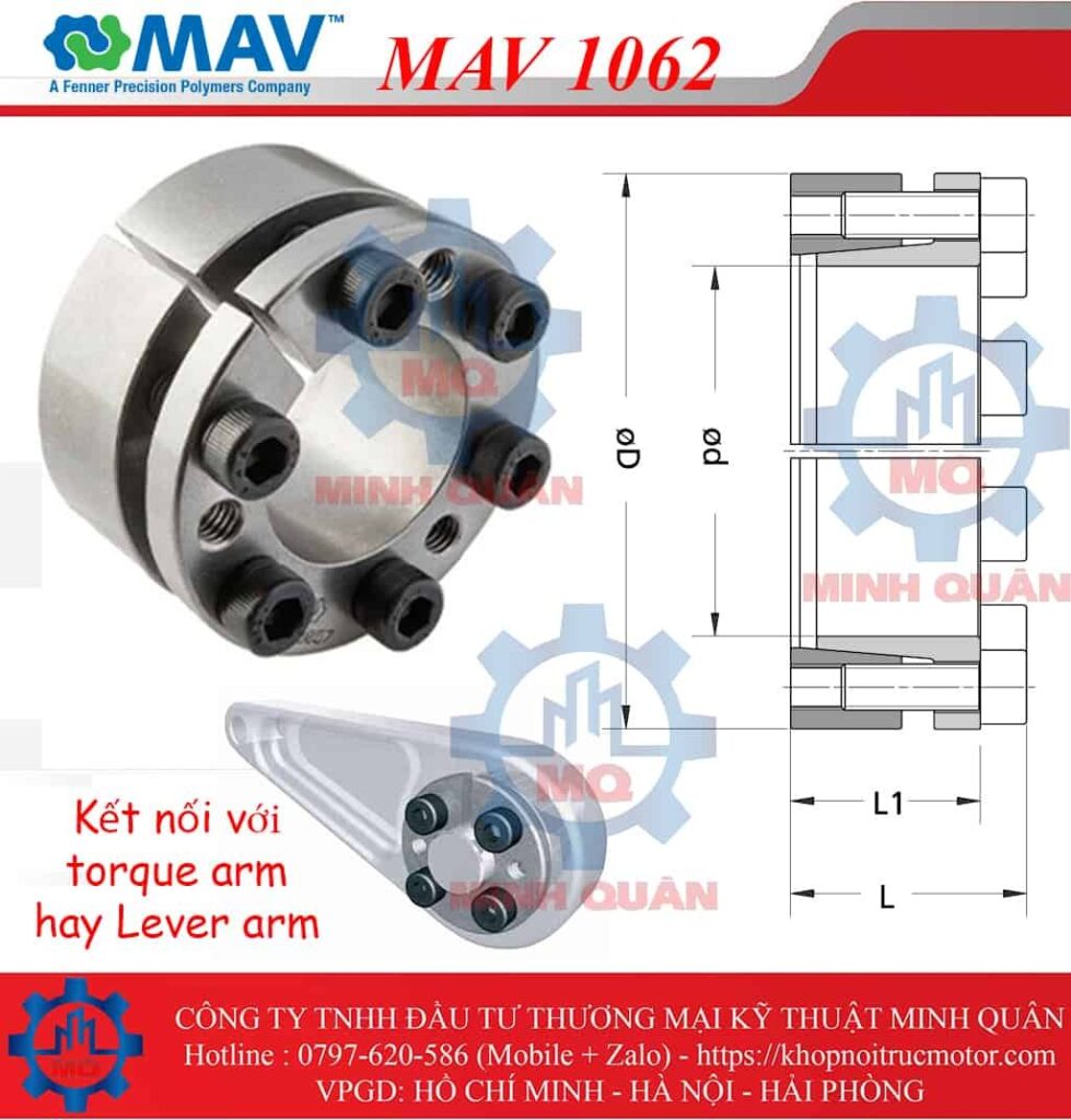 Bộ Khóa Trục Côn MAV 1062 - Minh Quân TTI