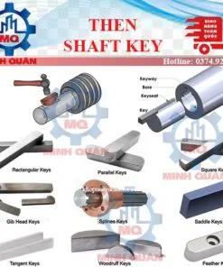 Then Cai Khoa Truc Quay Parallel Shaft Keys Explained Seiki Seisakujyo