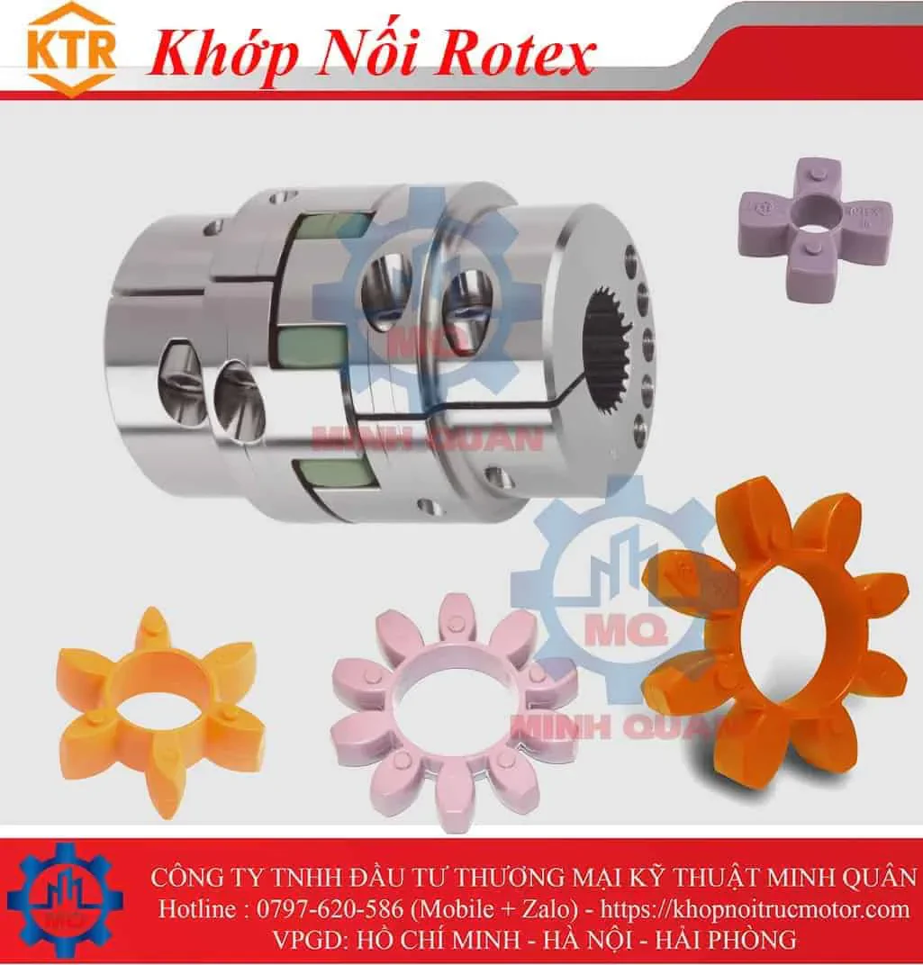 Khớp nối trục ktr Rotex xiết kẹp 1 Khop Noi Rotex Clamping Hubs