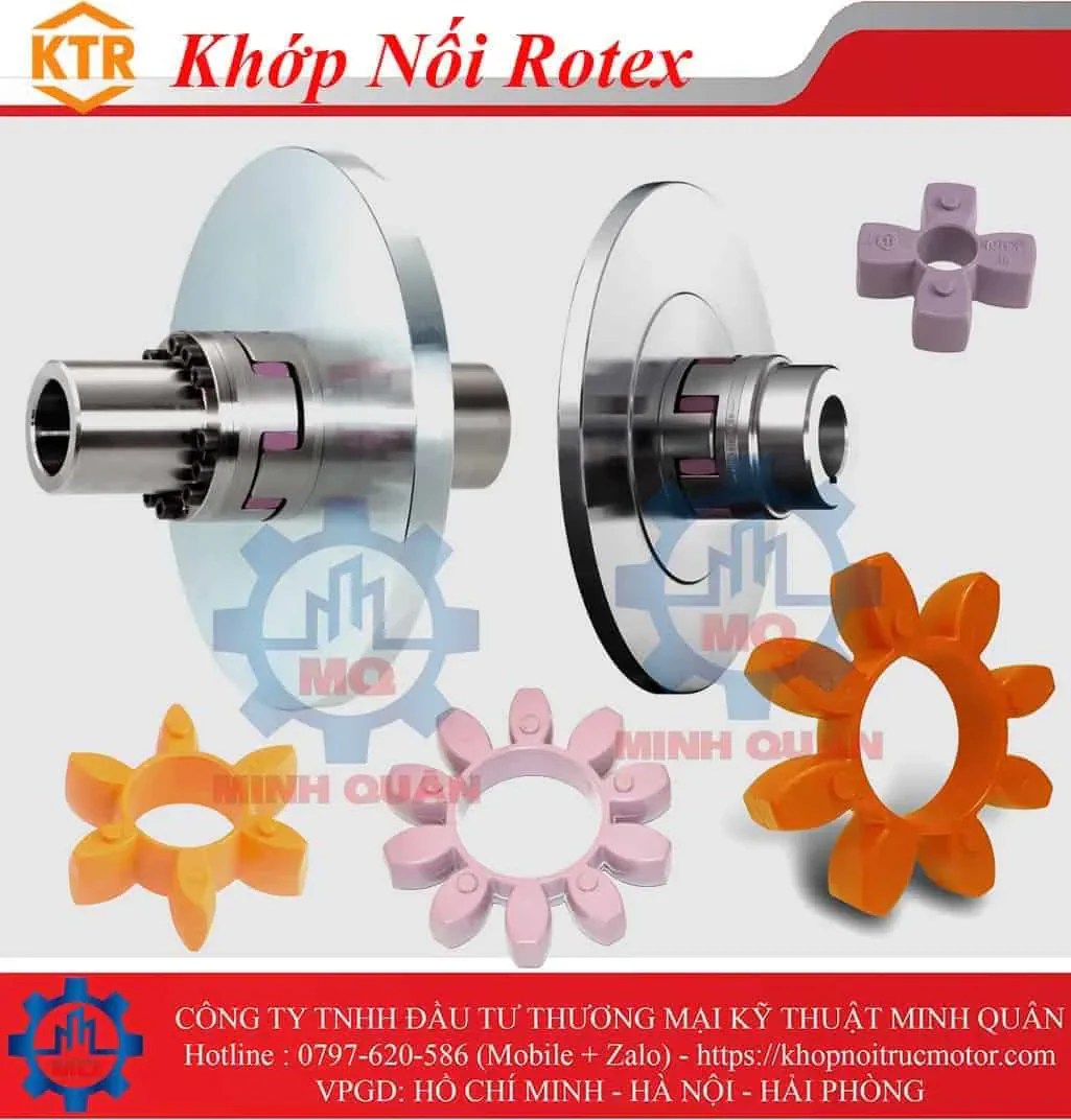 Các loại khớp nối KTR Rotex 16 Khop Noi Rotex Ktr Voi Dia Thang