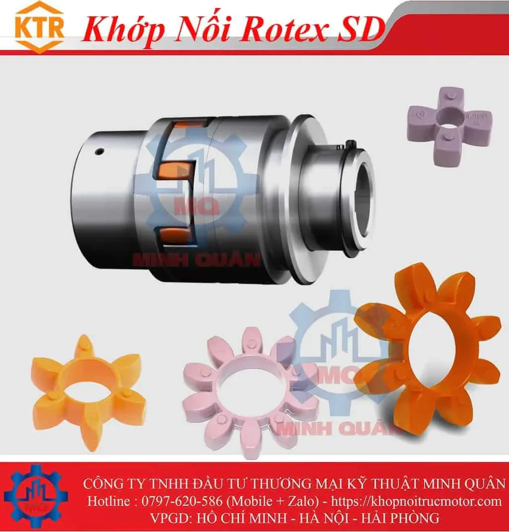 Các loại khớp nối KTR Rotex 12 Khop Noi Rotex Sd