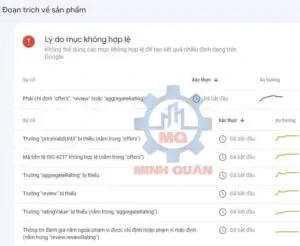 Fix Lỗi Dữ Liệu Có Cấu Trúc Review, Aggregaterating