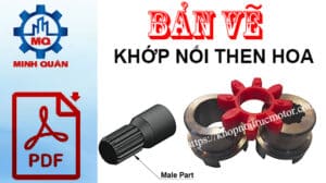 Tiêu chuẩn then hoa cho khớp nối trục