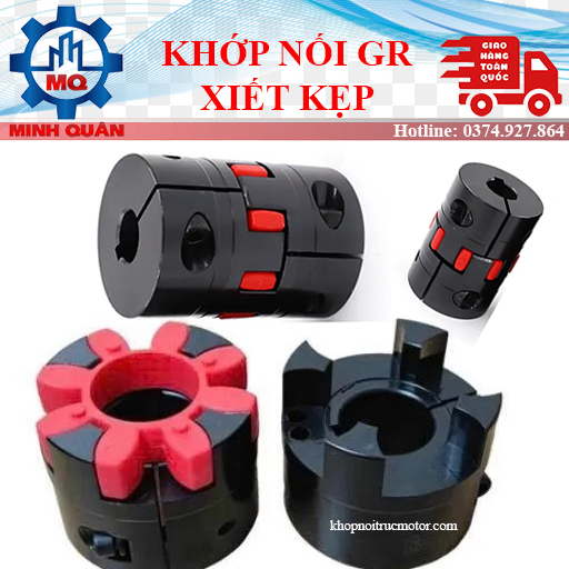 Khớp nối trục GR xiết kẹp 1 Khớp nối trục GR xiết kẹp